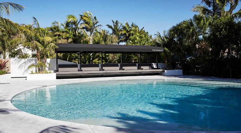 Luxury accommodation in Byron Bay – The bower pool