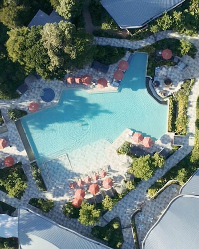 Elements of Byron Pool Aerial View